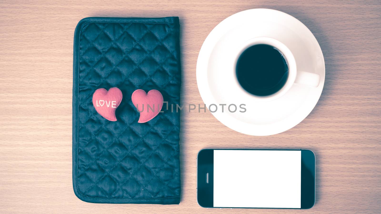 coffee,phone,wallet and heart by ammza12