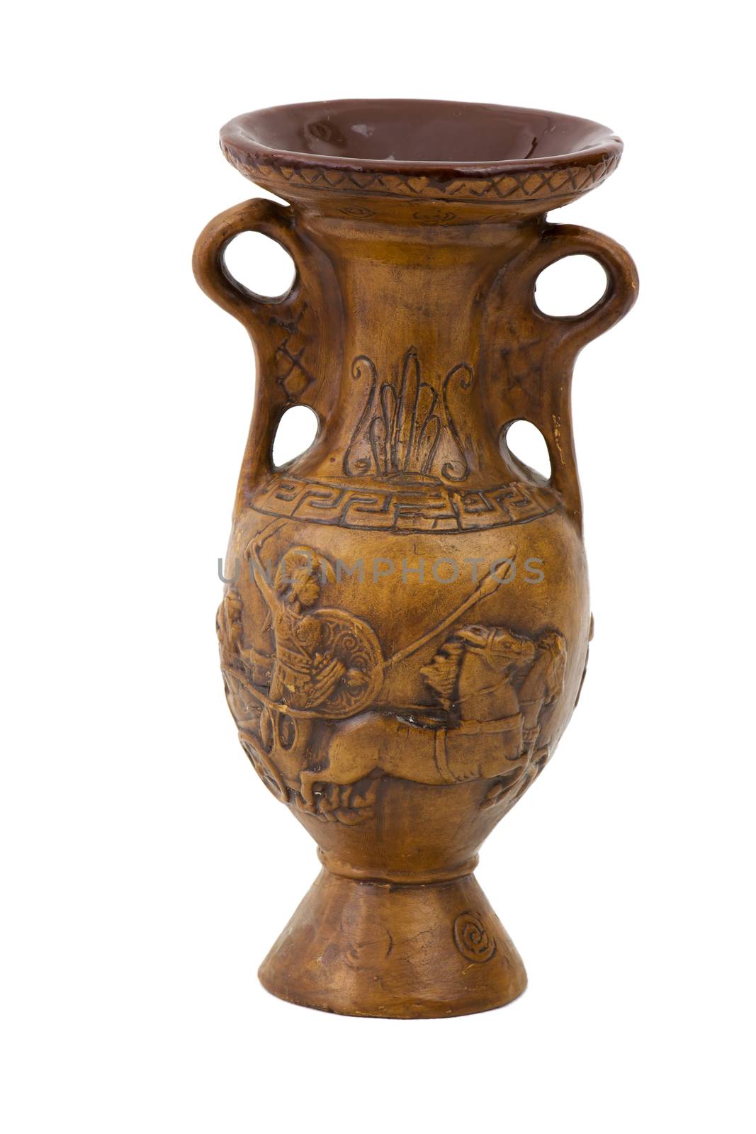 Clay pot, old ceramic vase by miradrozdowski