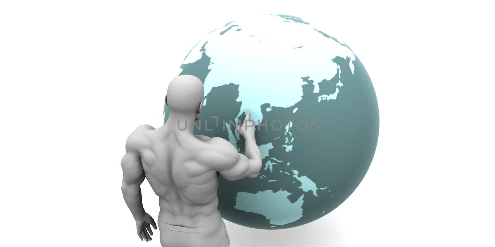 Business Expansion into Asia or Asean States Concept