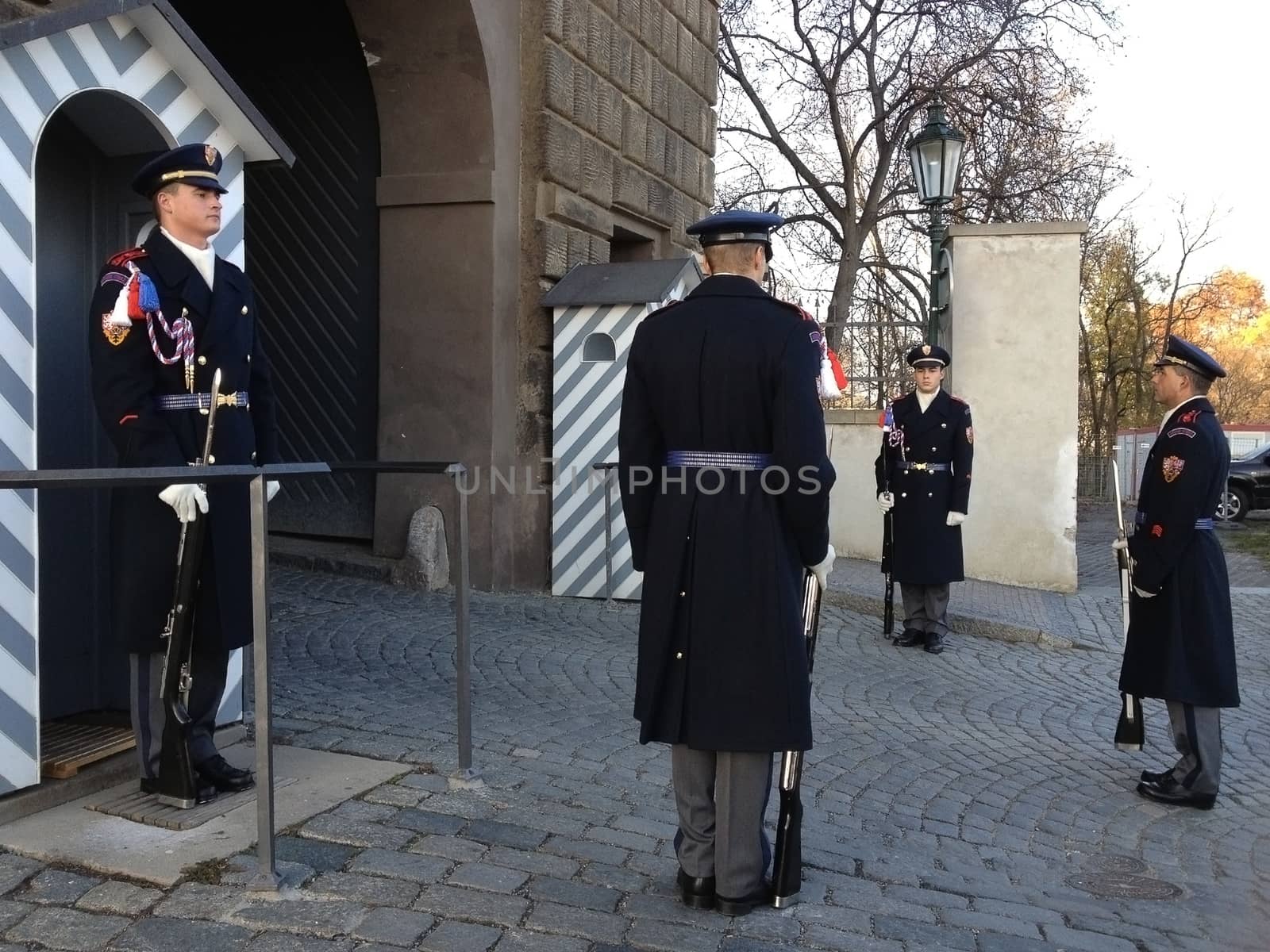 changing of the guard at prague castle
prague, czech republic 13.11.2015
for editorial license