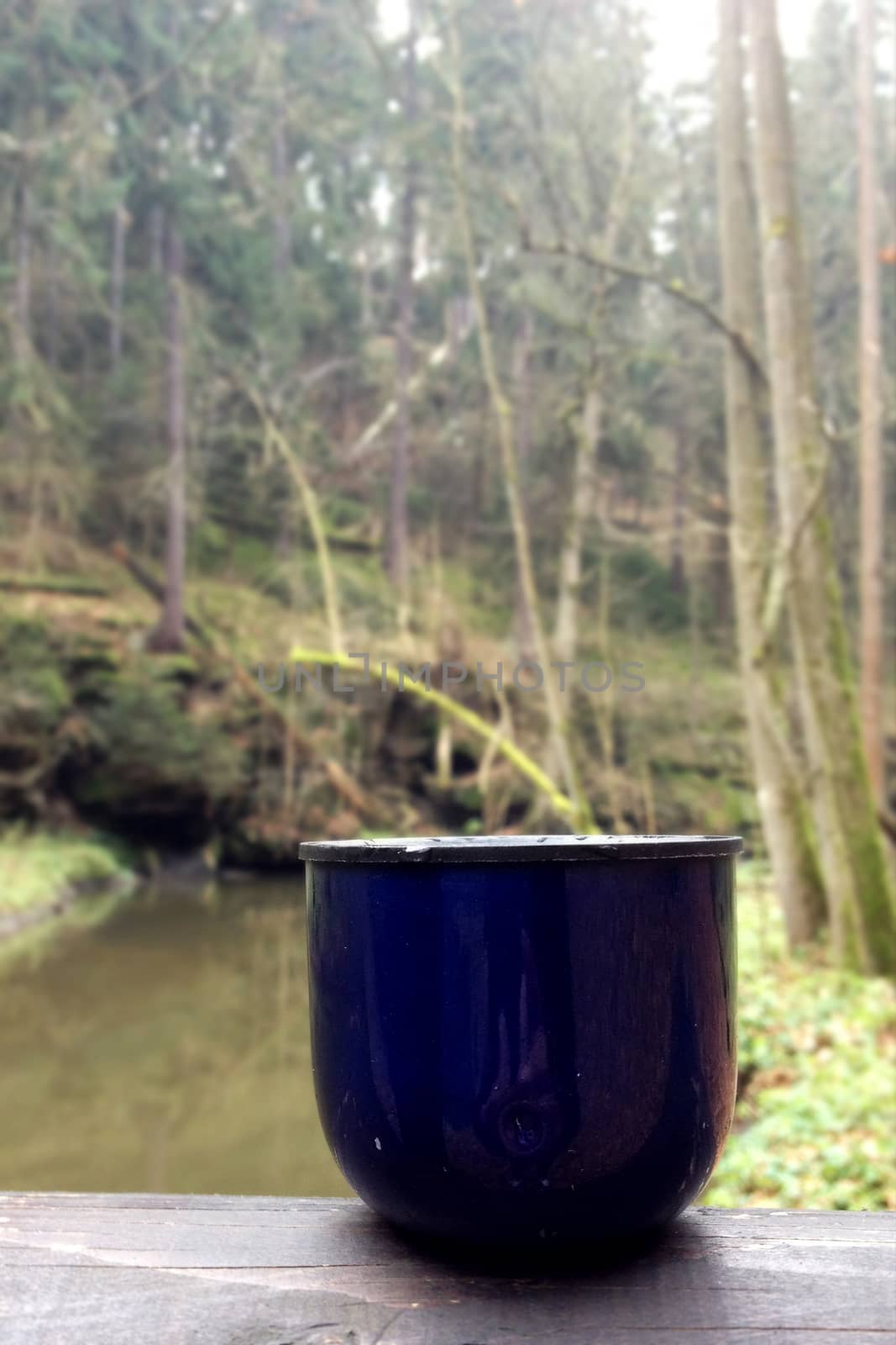 warmed tea in cup