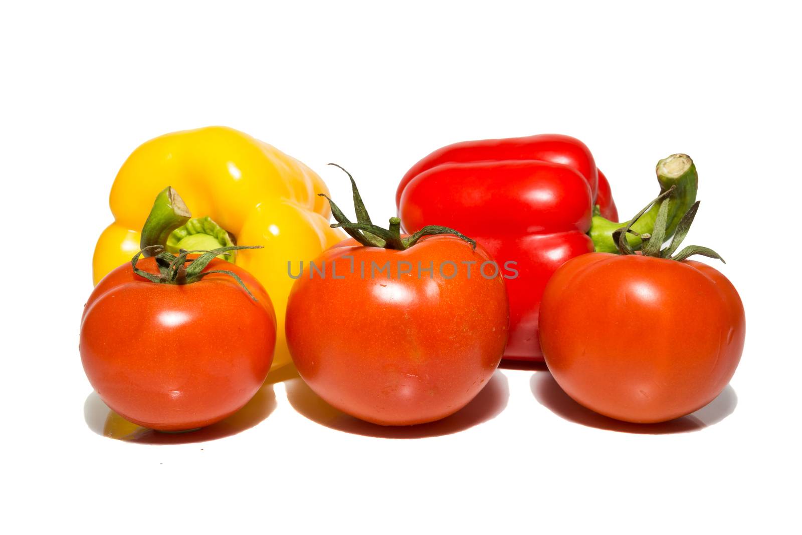 vegetable on a white background by AlexBush