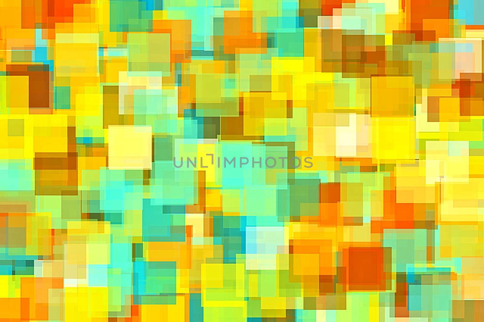 blue yellow and brown square abstract background