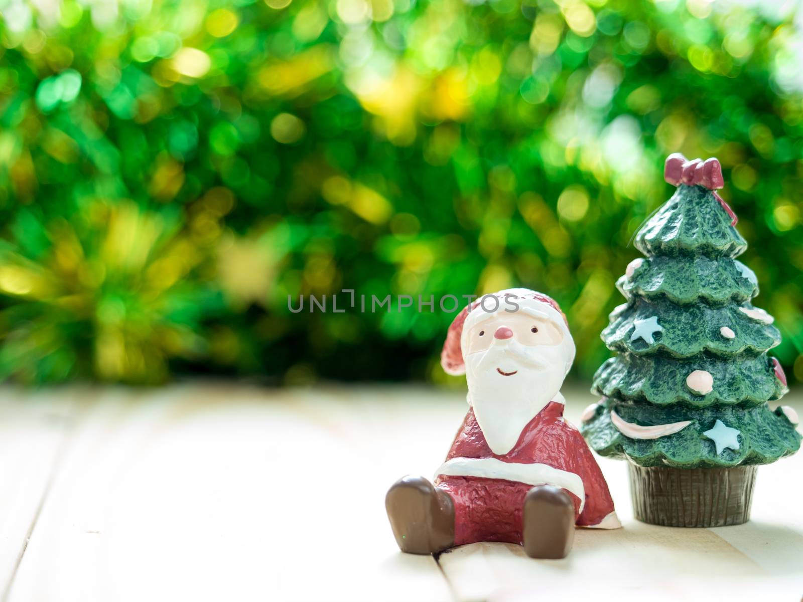 Santa Claus , decoration merry christmas & happy new year, select focus style
