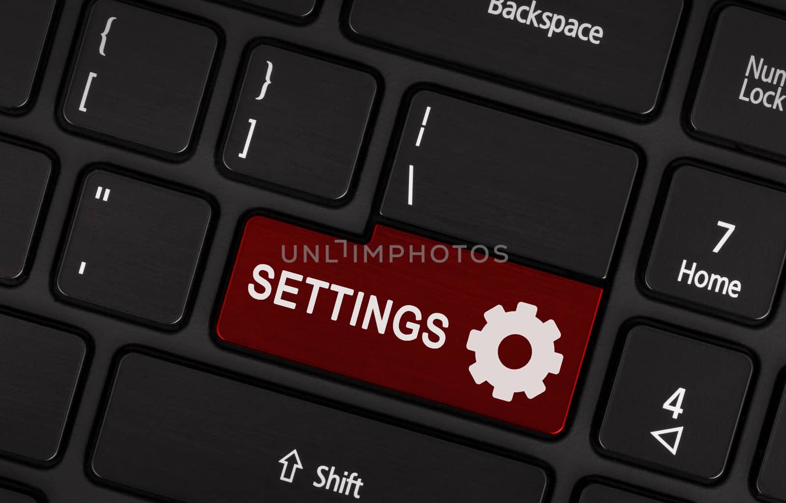 Red button Settings by michaklootwijk