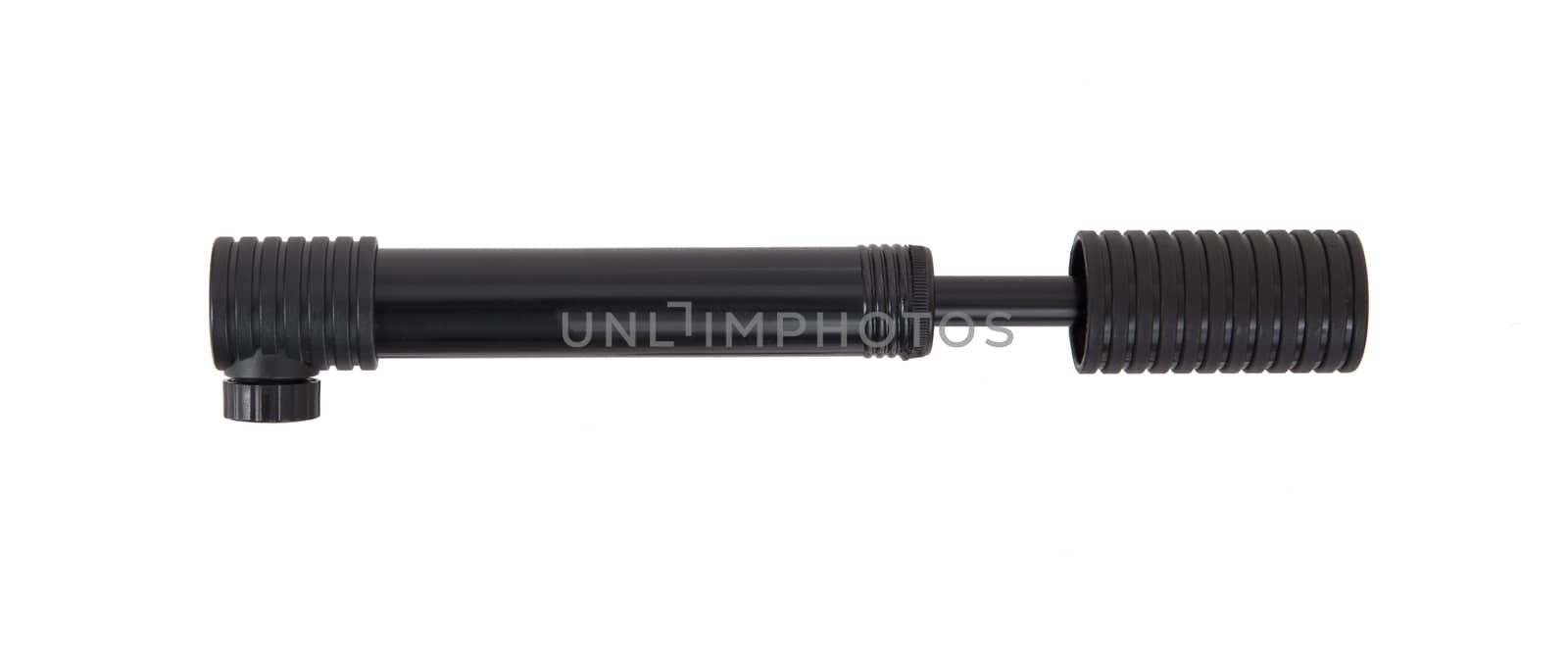 Bicycle pump isolated on a white background