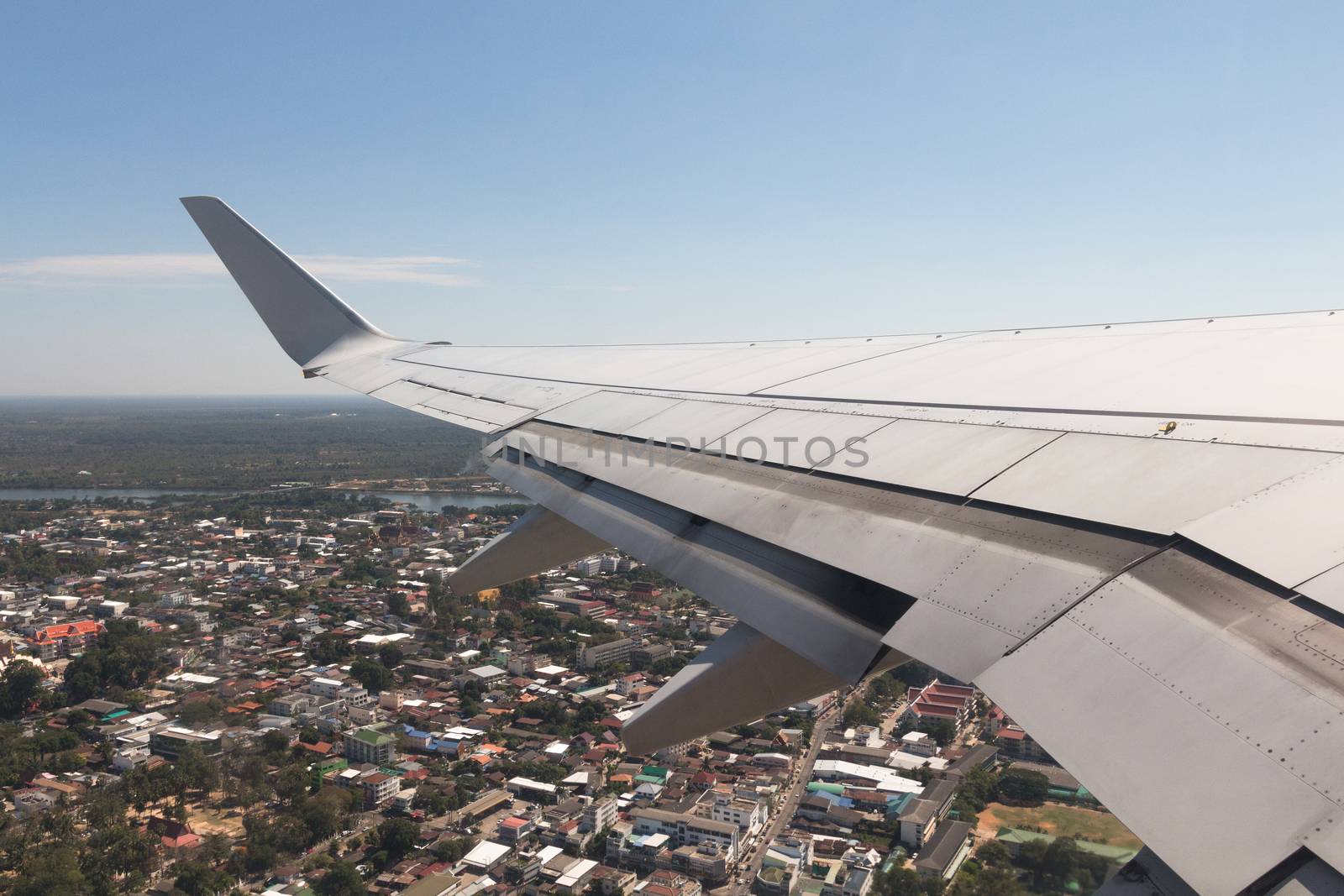 aircraft in flight