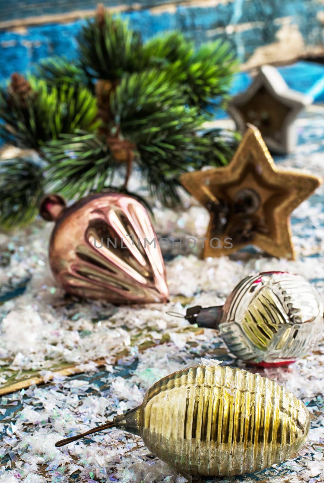 preparing decorations for new year holidays