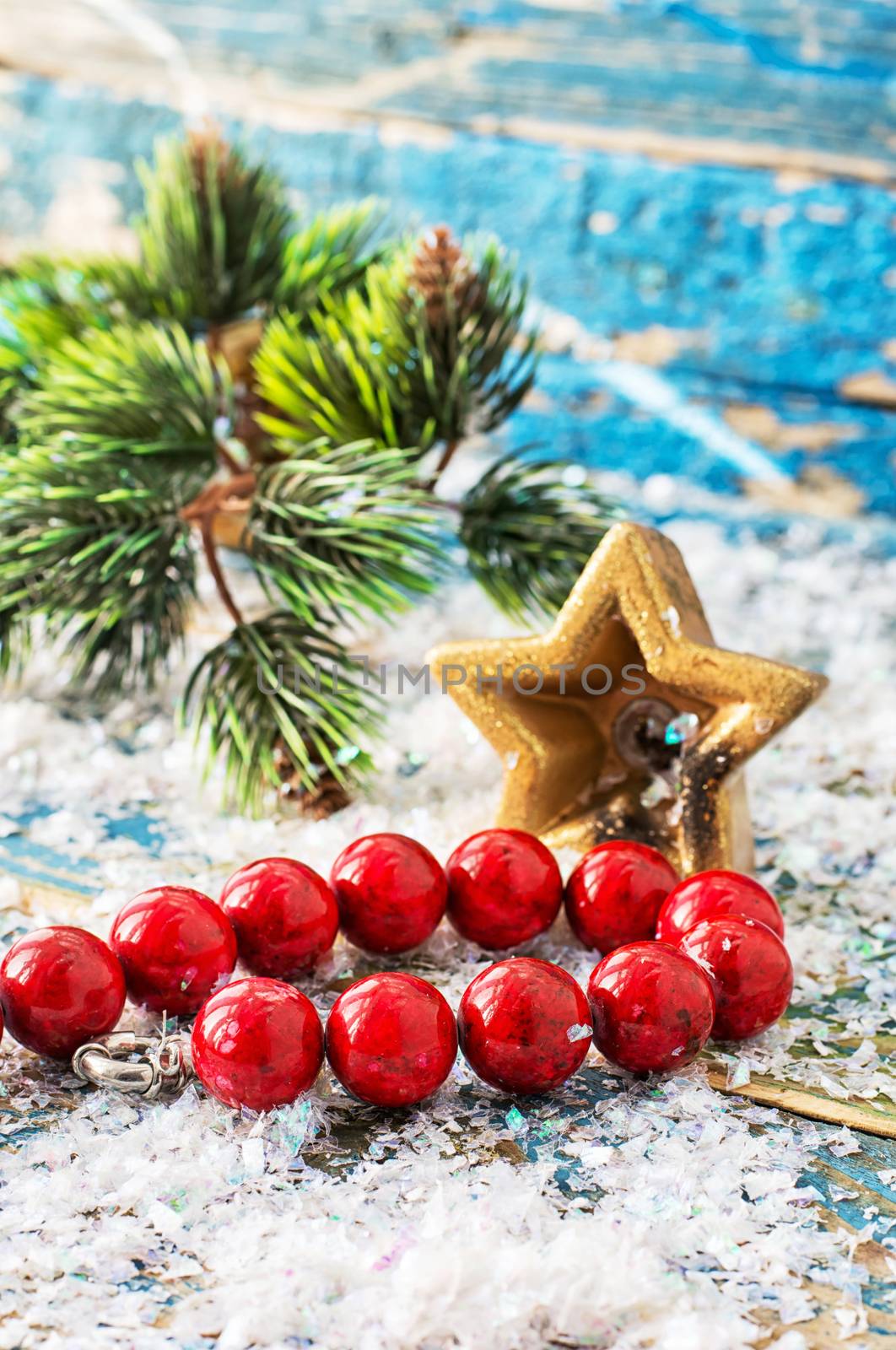 preparing decorations for new year holidays