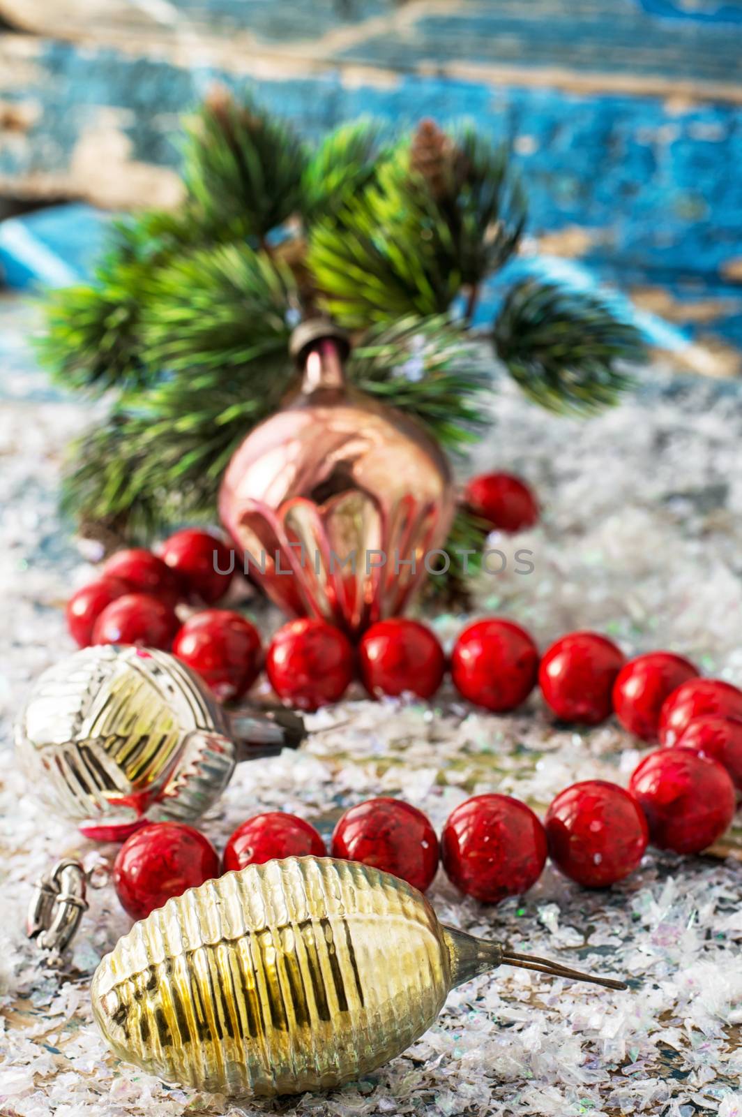 preparing decorations for new year holidays