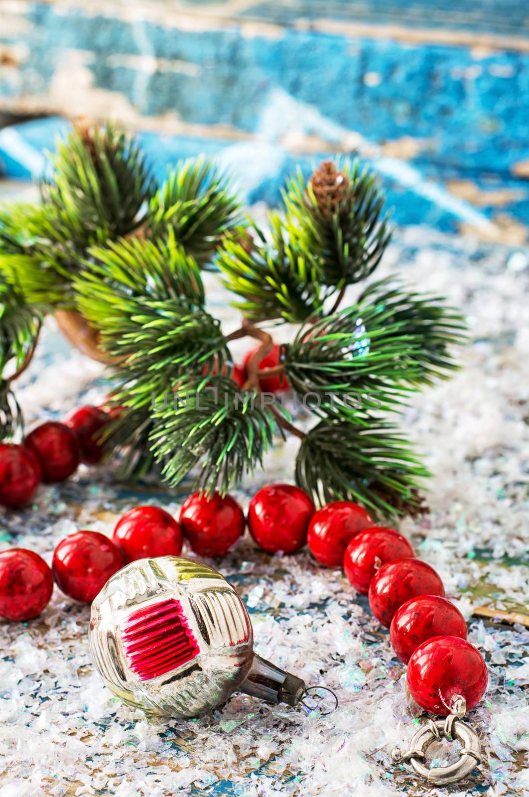 preparing decorations for new year holidays