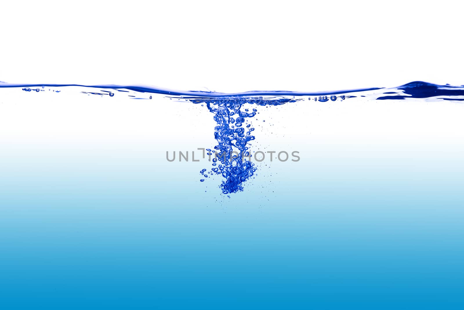 Splashing blue water by gorov108