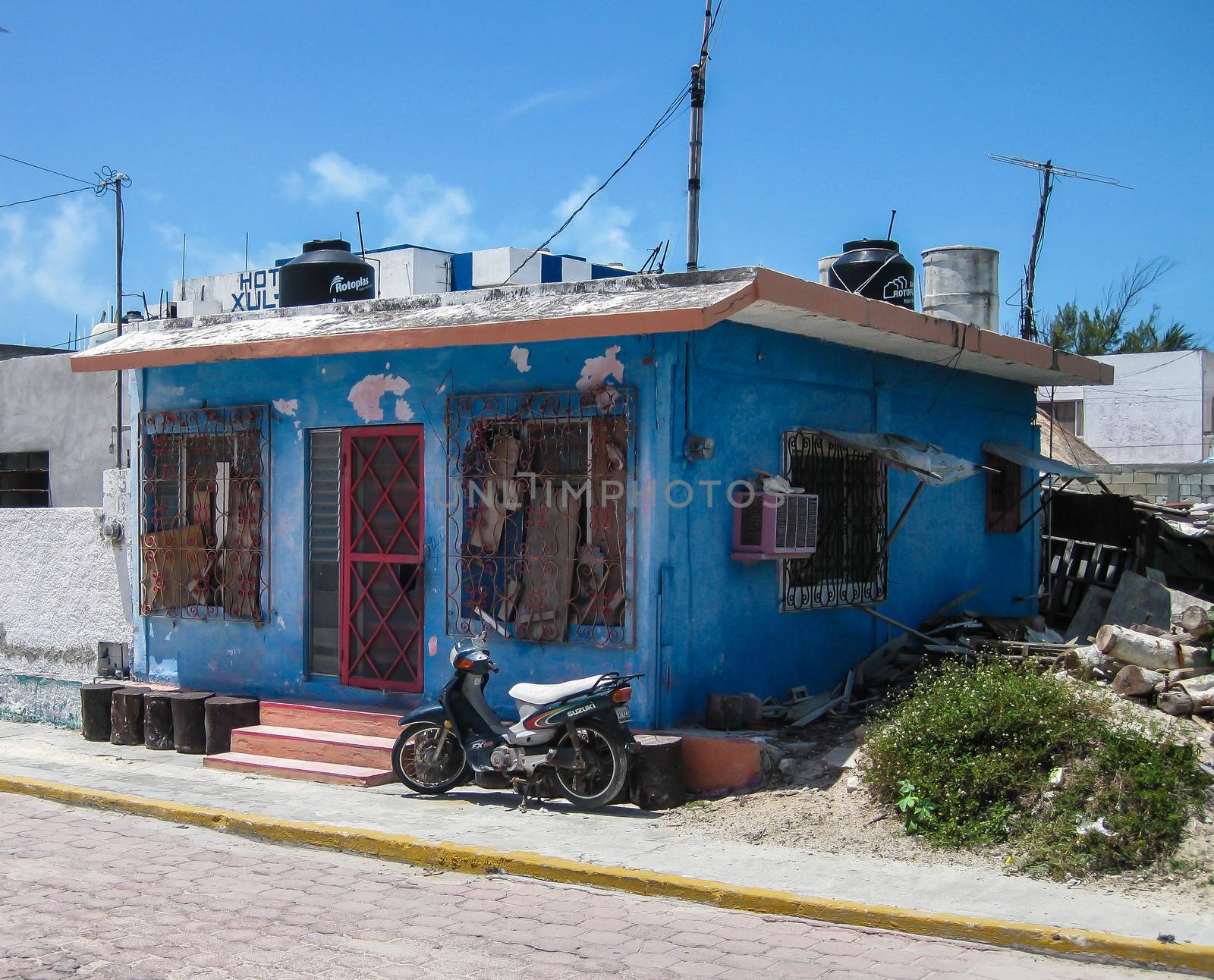 Blue House, Isla Mujeres, Mexico