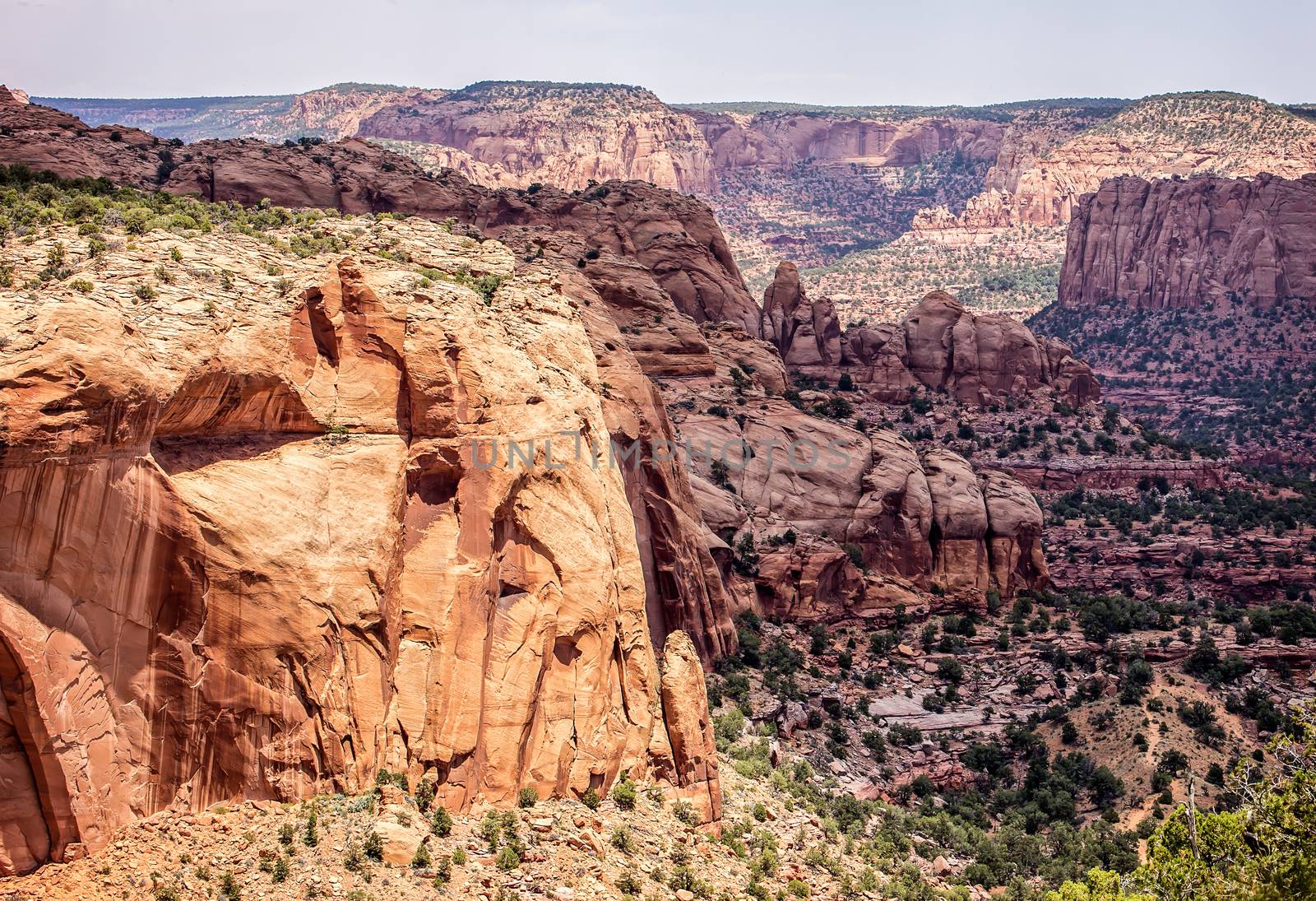 ancient native American trails and dwellings can all be found in Canyon de Chelly National Monument in Arizona.