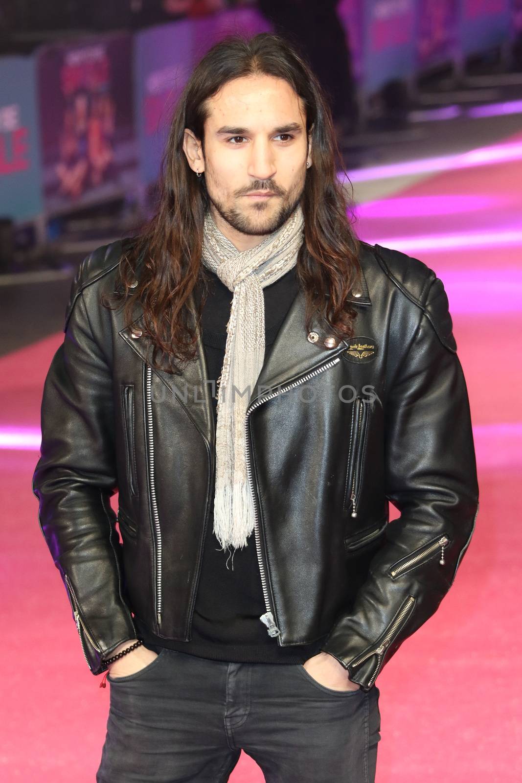 UK, London: Pete Wicks is pictured at How to be single European film premiere at Leicester Square, London on February 9, 2016.