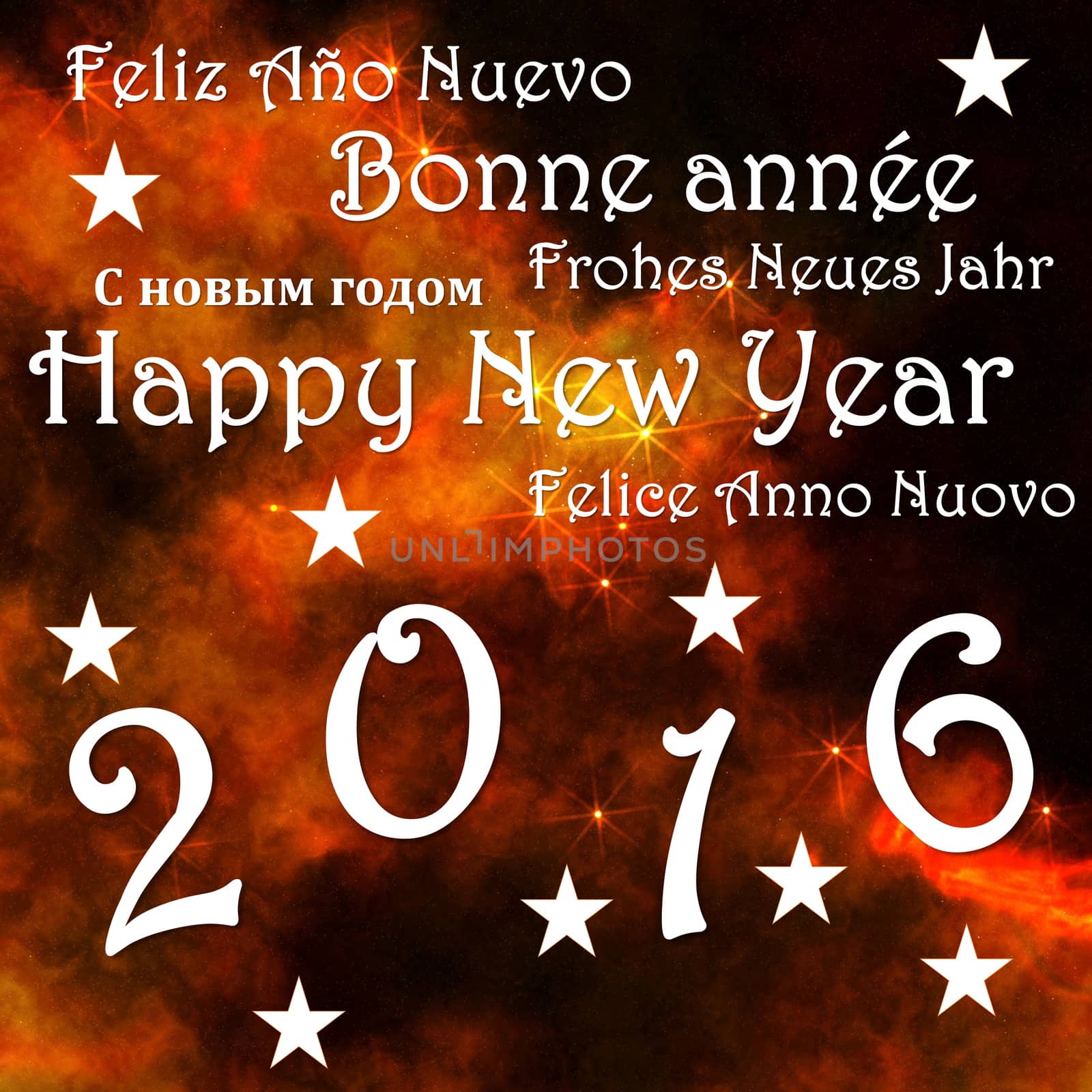 Happy new year 2016 - 3D render by Elenaphotos21