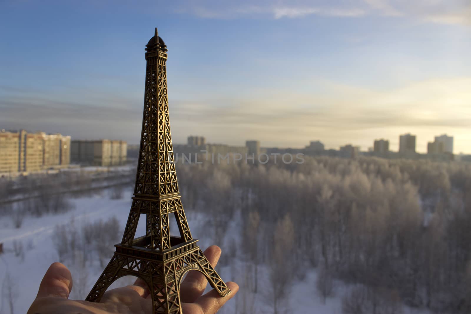 miniature of Tour Eiffel in Paris by liwei12