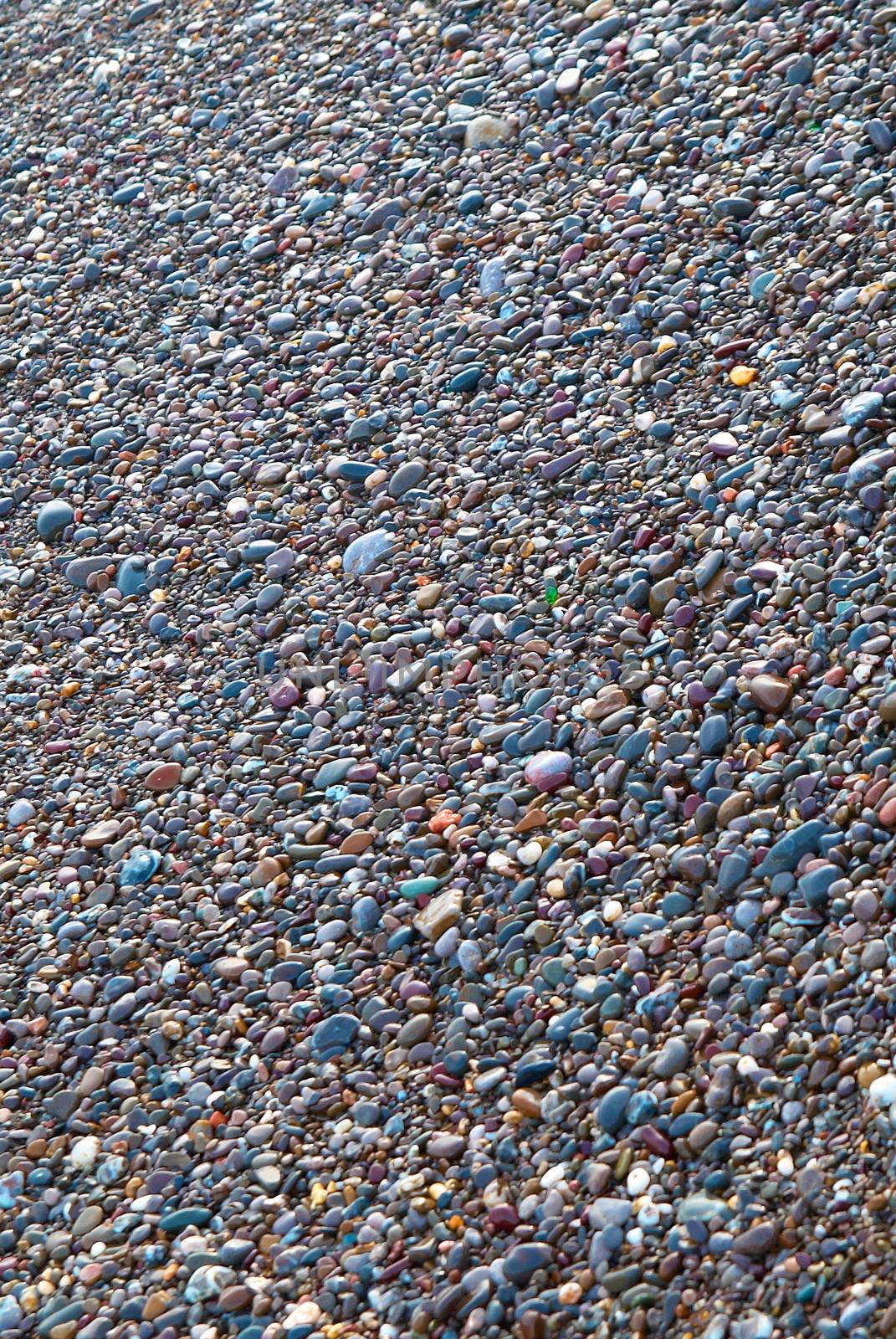 Textured pebble can be used for background.