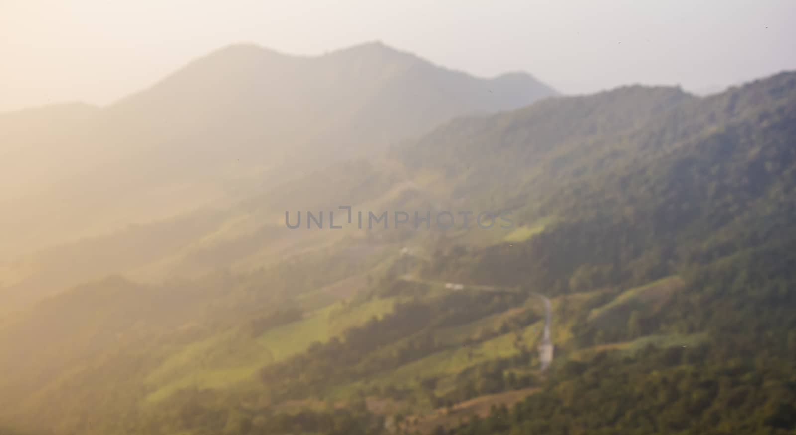 mountain blurred background