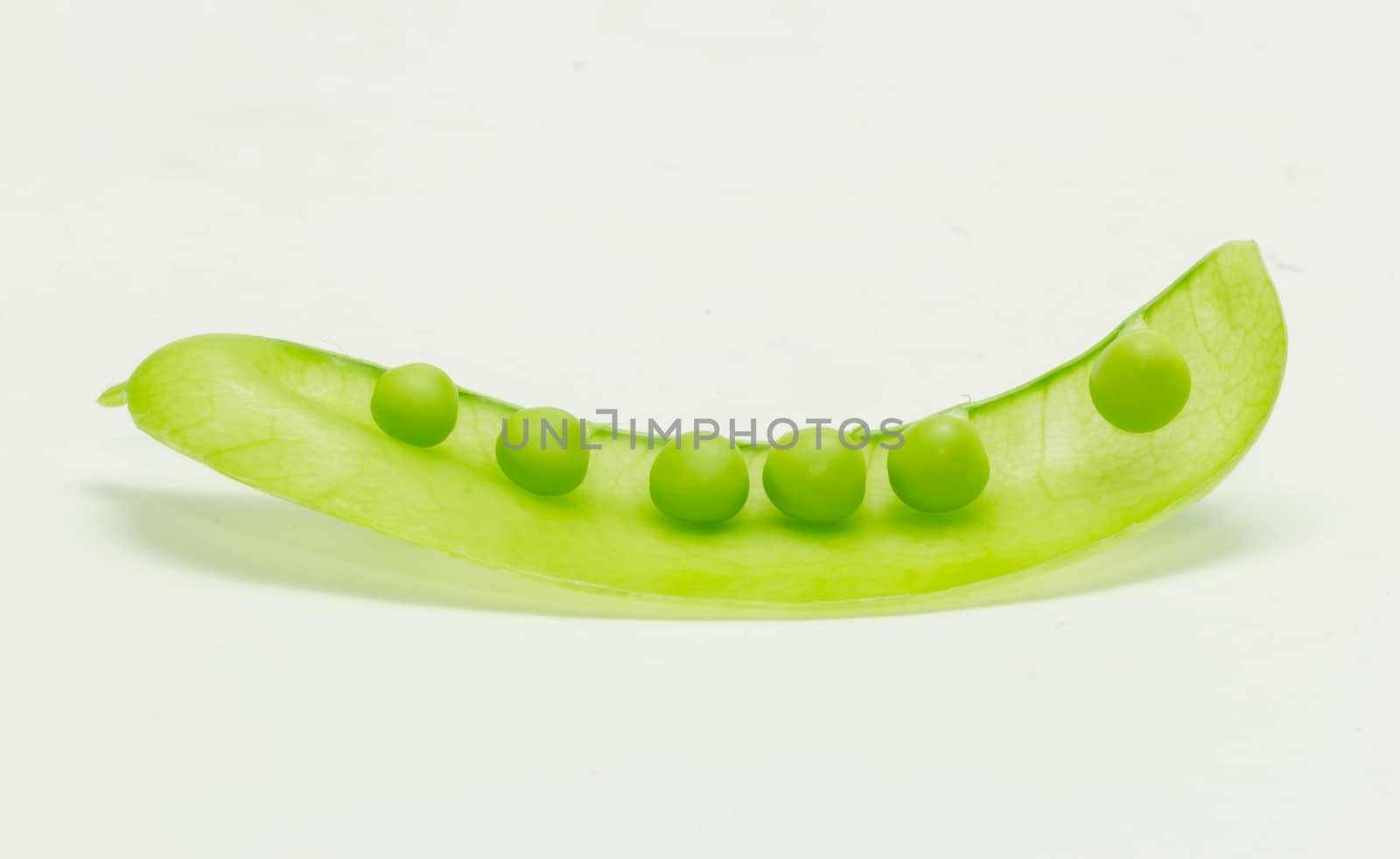 snow pea isolated on white background by chingraph