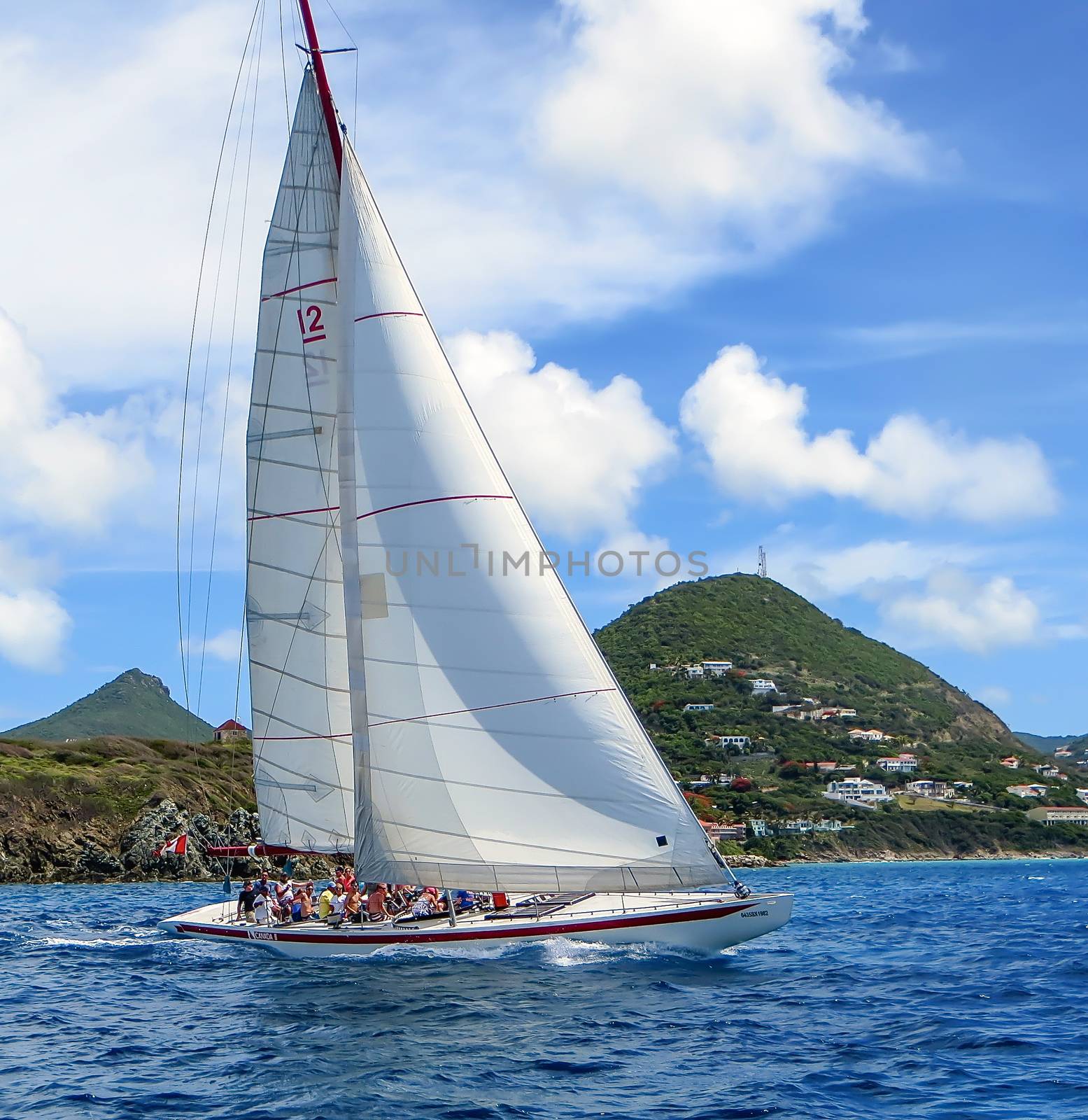 Sailing on A Fine Caribbean Day by teacherdad48@yahoo.com