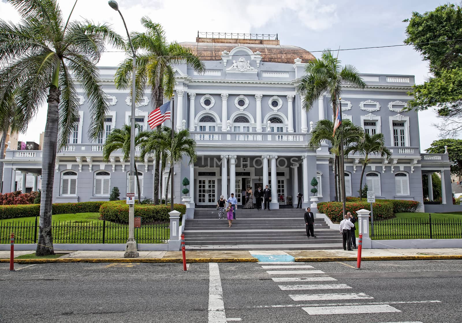 Spanish and French design built in 1917. This historic building is used for private parties, weddings and other events in San Juan, Puerto Rico.
Photo taken on: June 15th, 2013