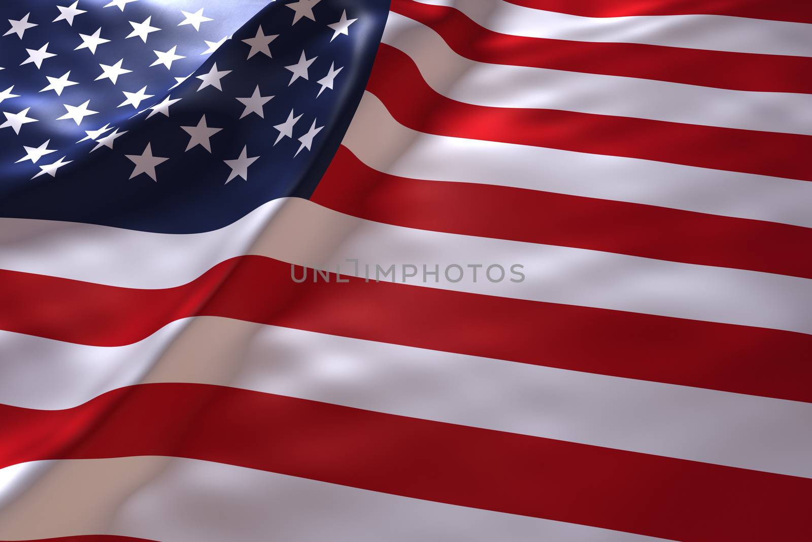 USA flag background by chingraph