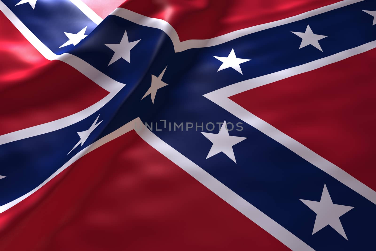 Confederate States of america flag background by chingraph