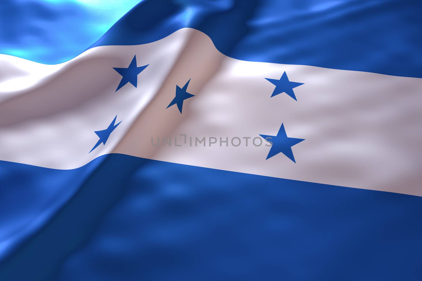 Honduras flag background by chingraph