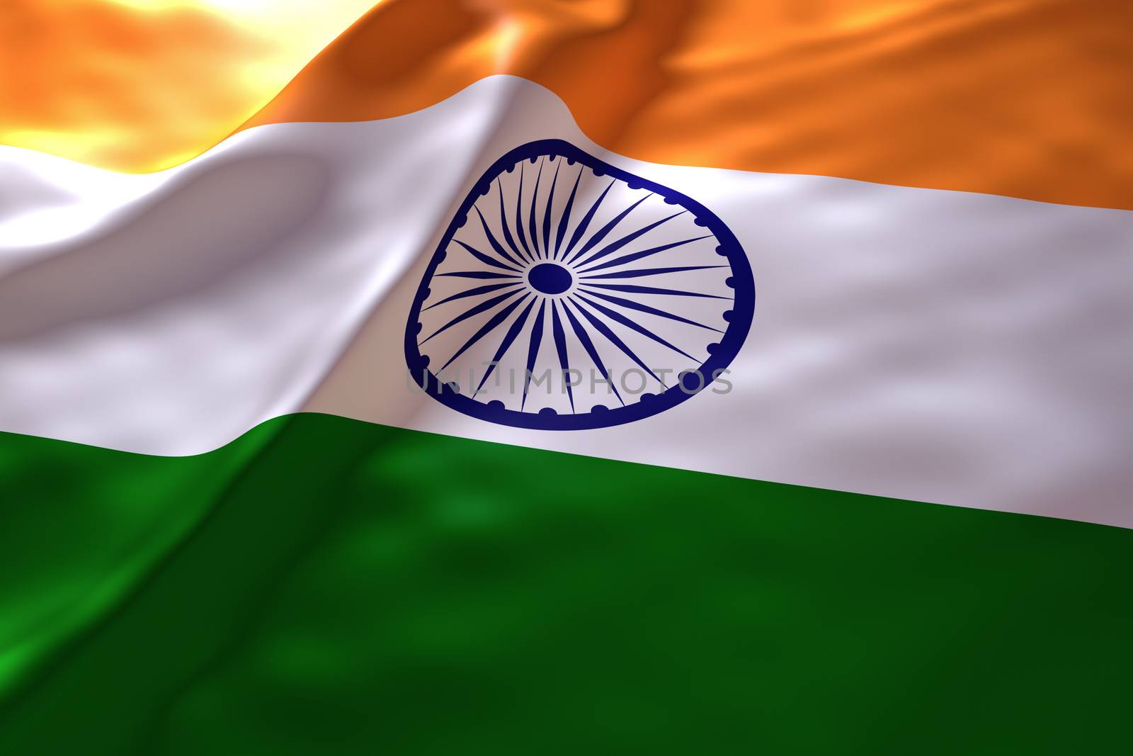 India flag background by chingraph