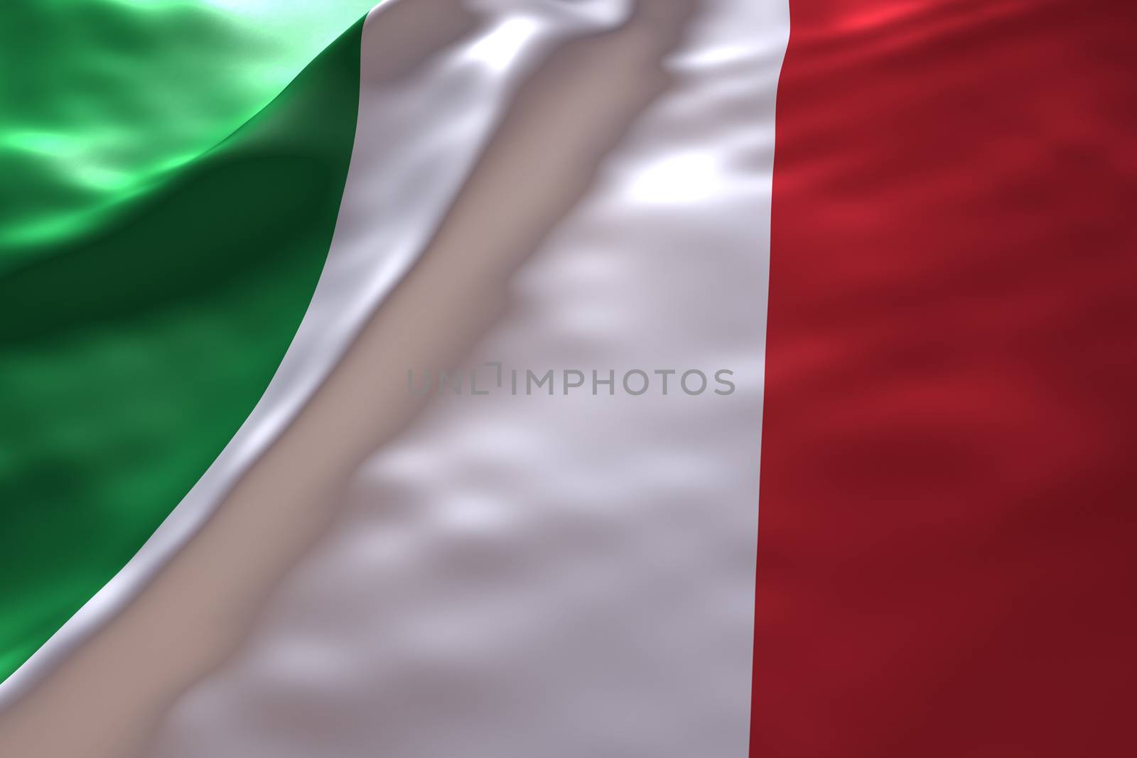 Italy flag background by chingraph
