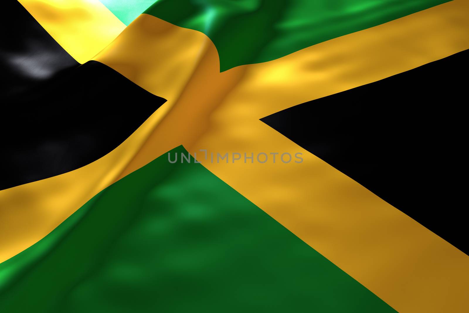 Jamaica flag background by chingraph