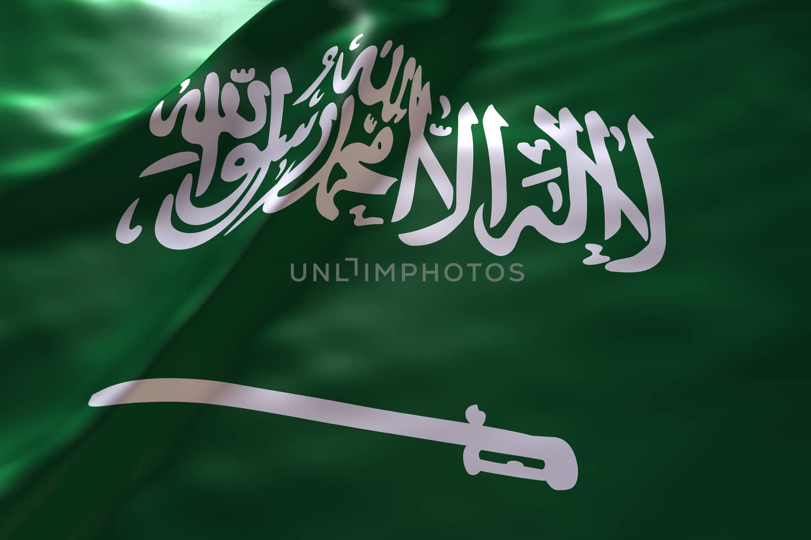 Saudi Arabia flag background