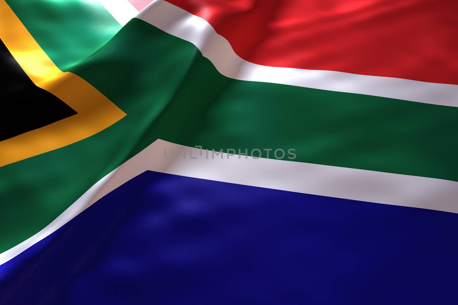 South Africa flag background