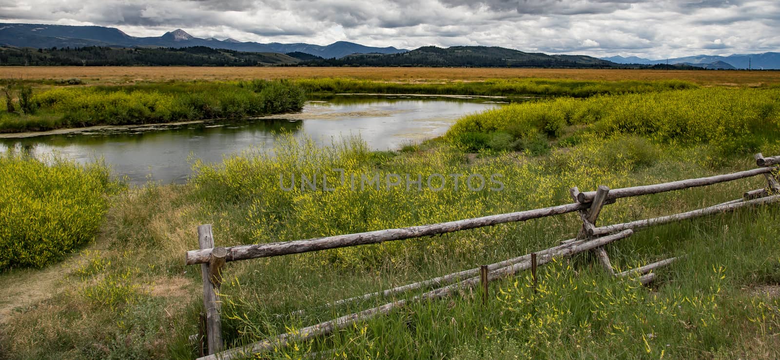 Gros Ventre River, Tetons National Park, Wyoming.