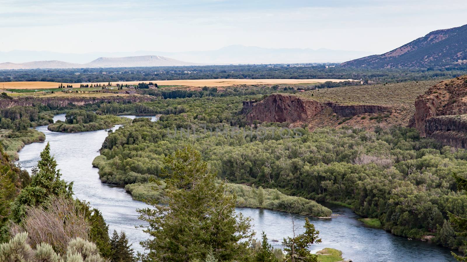 Snake River on the border of Idaho and Wyoming