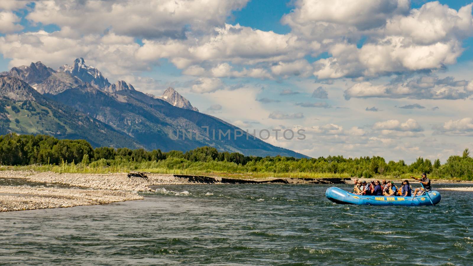 Rafting the Snake River in Wyoming