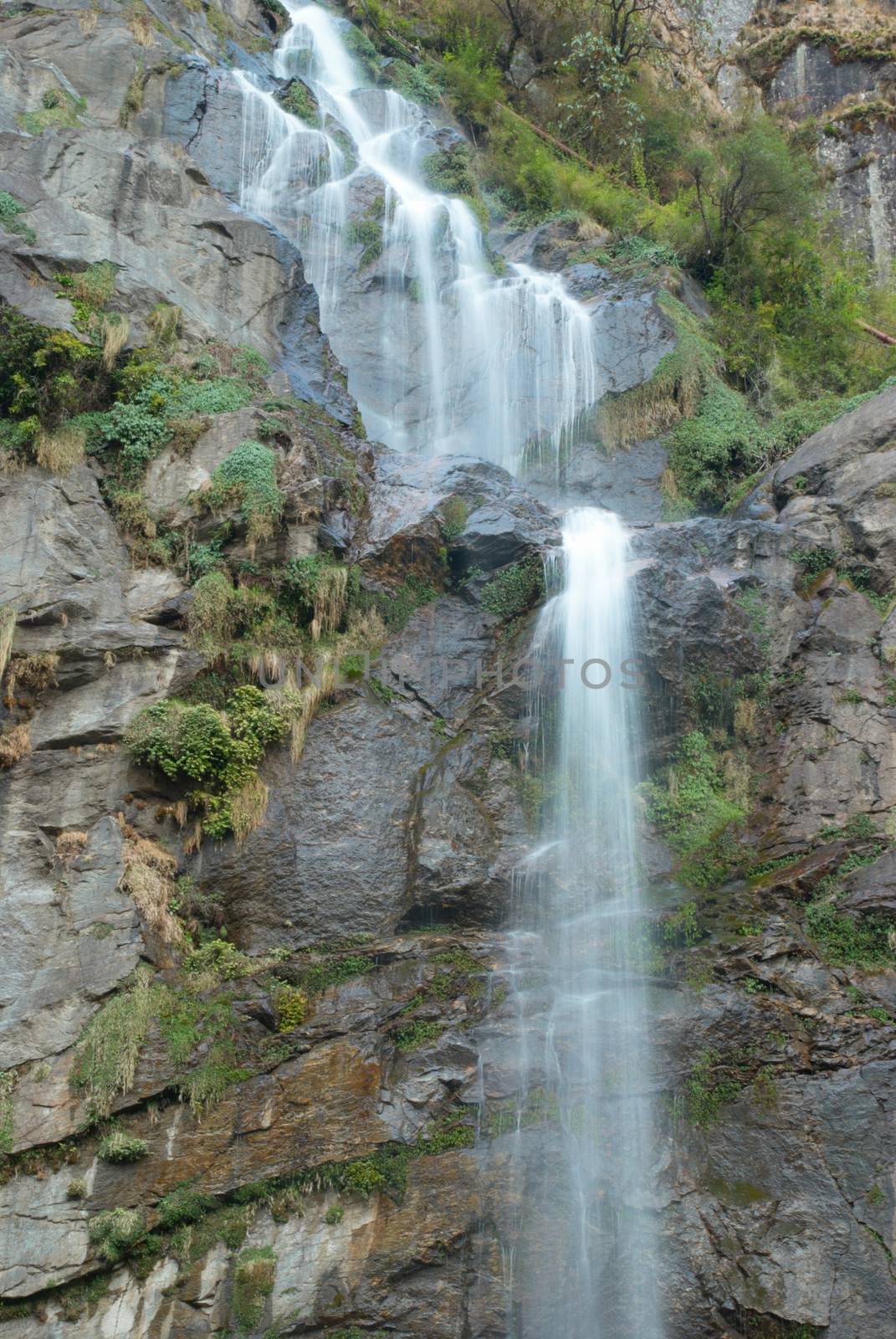 Tibetan waterfall by vapi