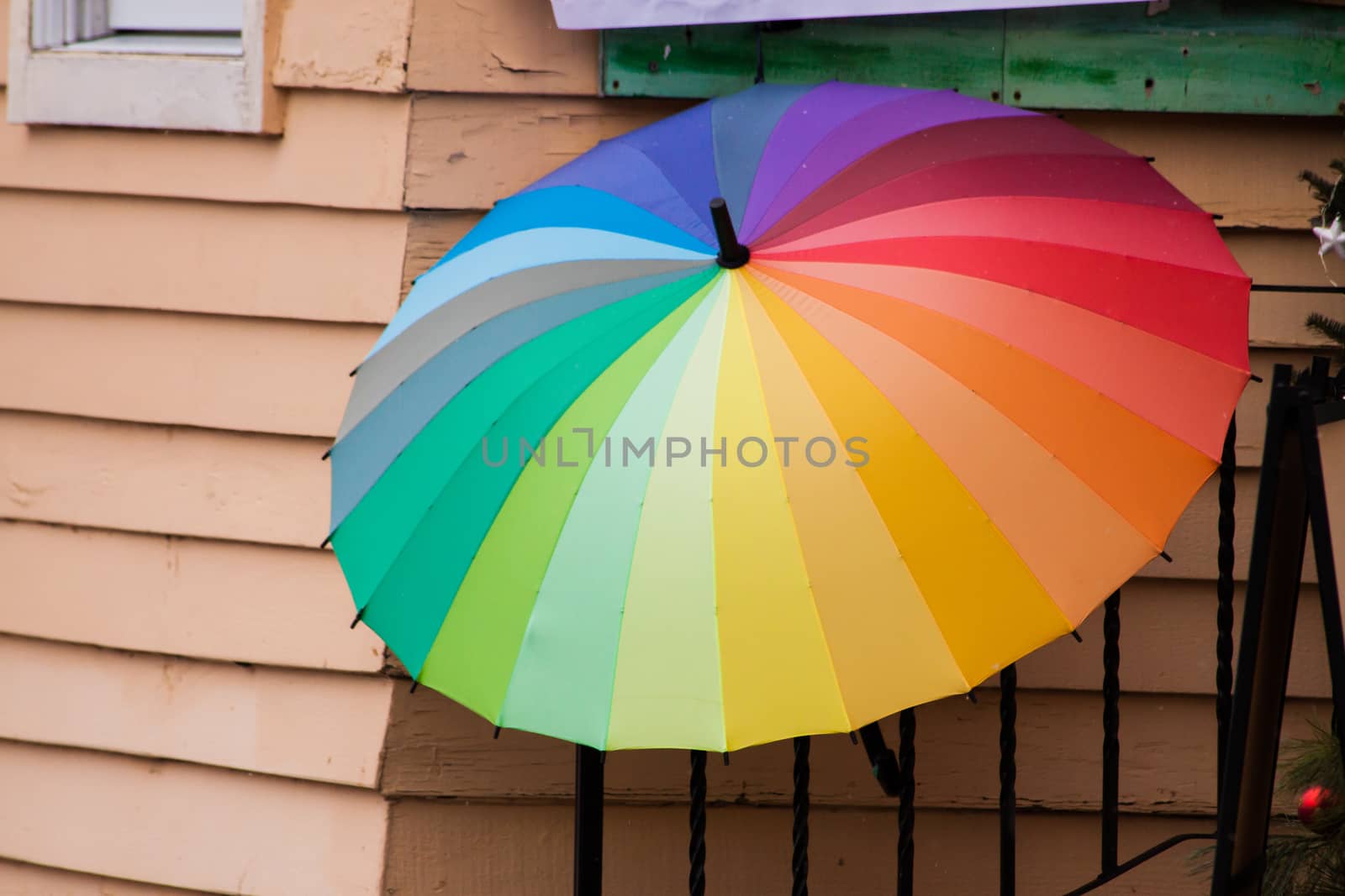 colourful umbrella