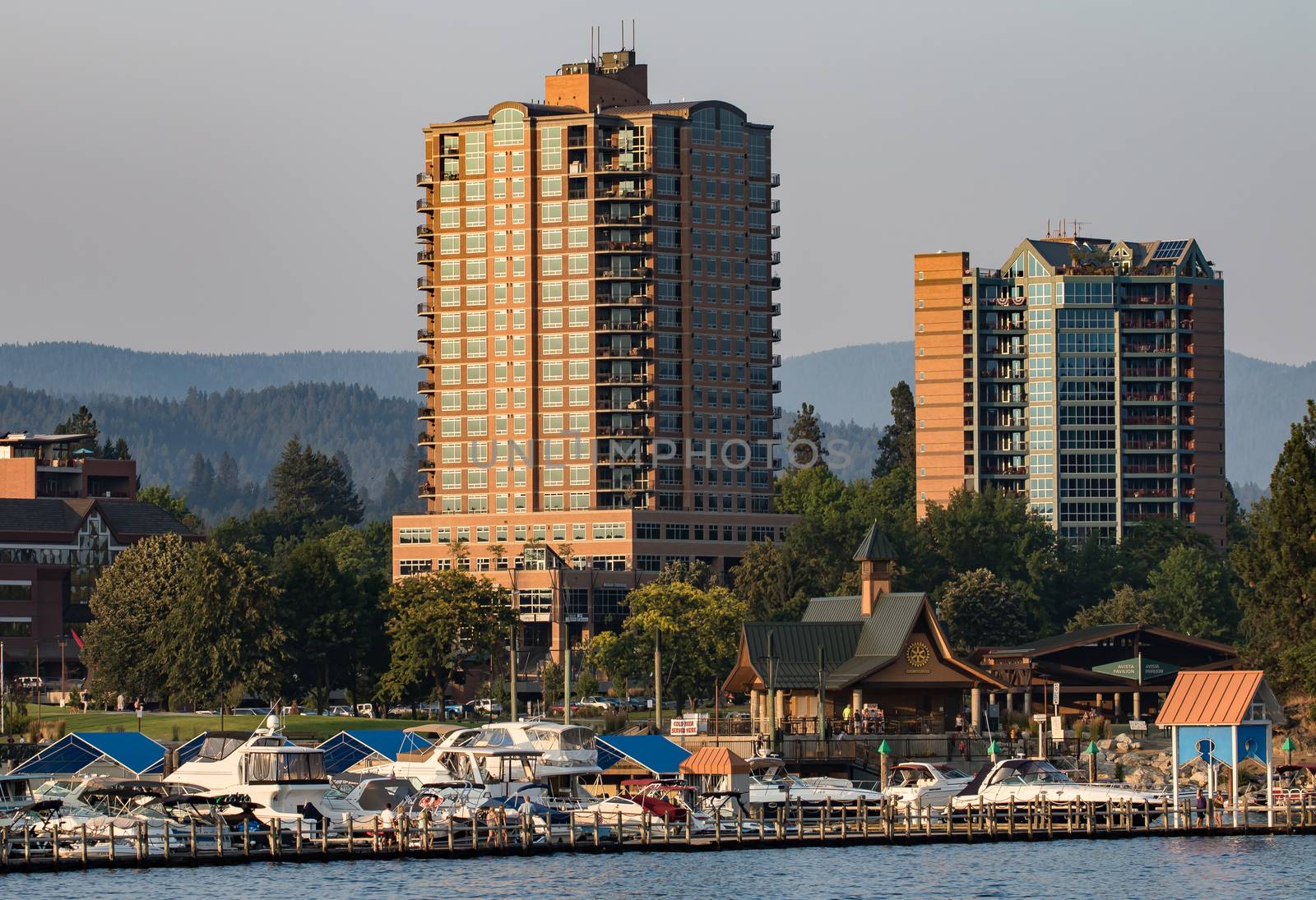 Lake Coeur d'Alene shoreline, Idaho