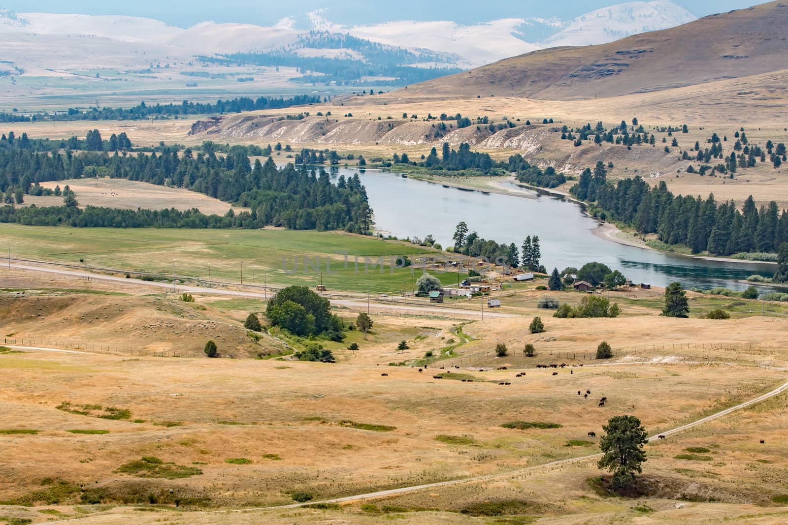 Flathead River, National Bison Range, Montana