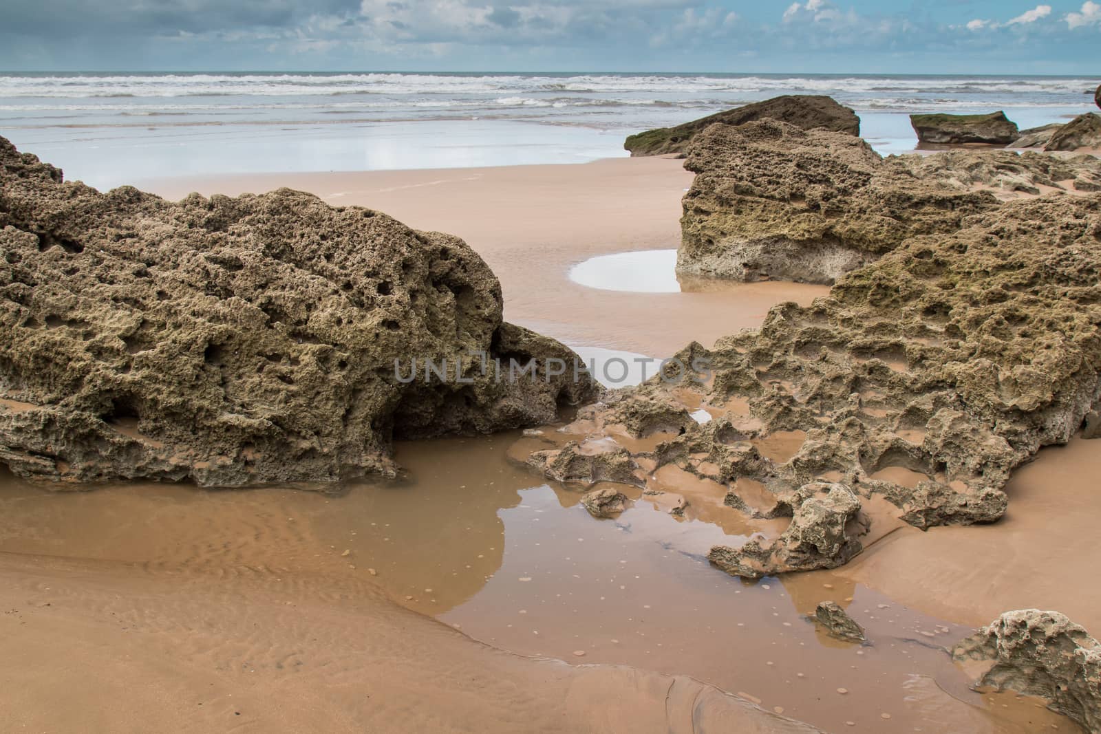 Cloudy day on the ocean shore by YassminPhoto