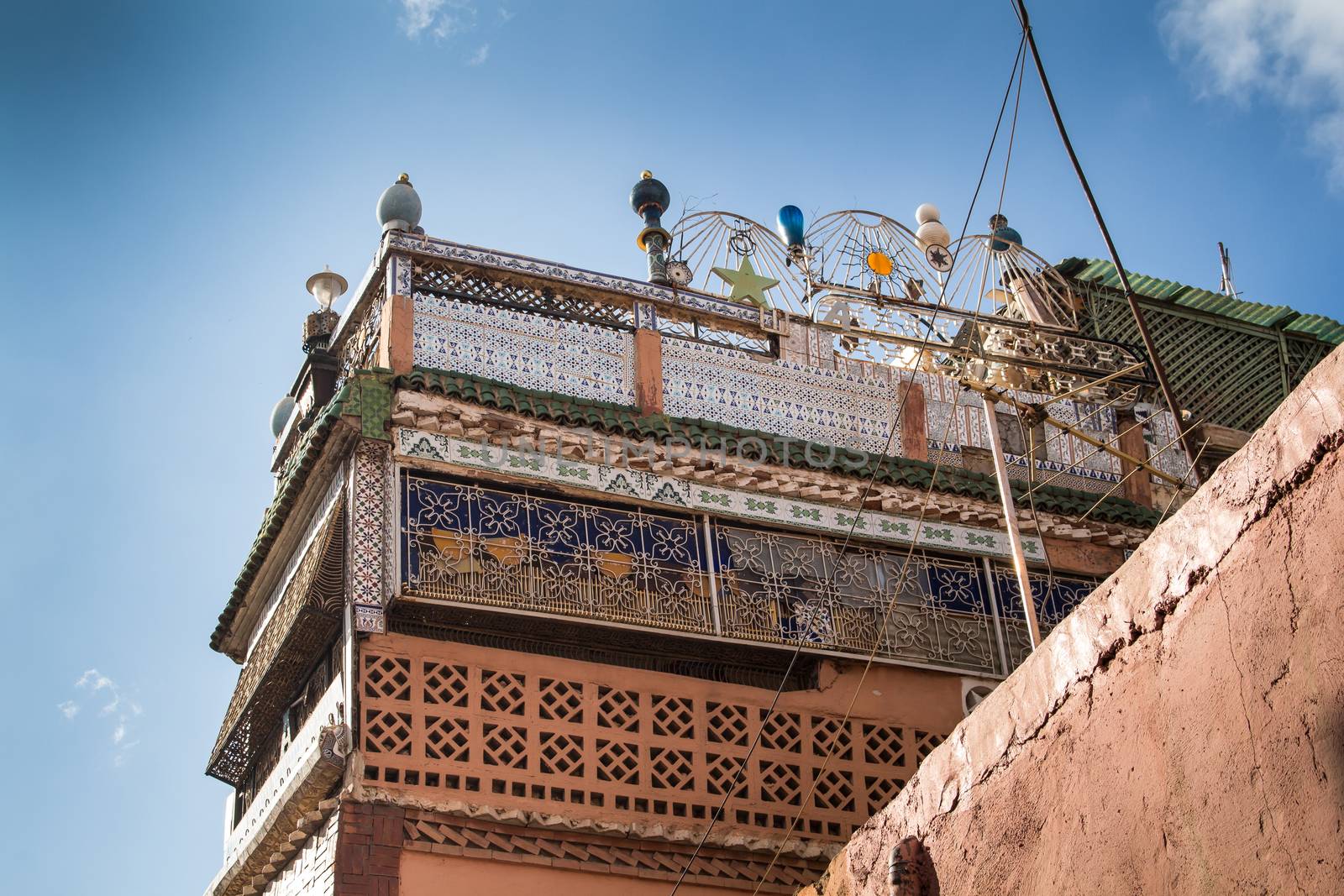 House with ornaments, Marrakesh, Morocco by YassminPhoto