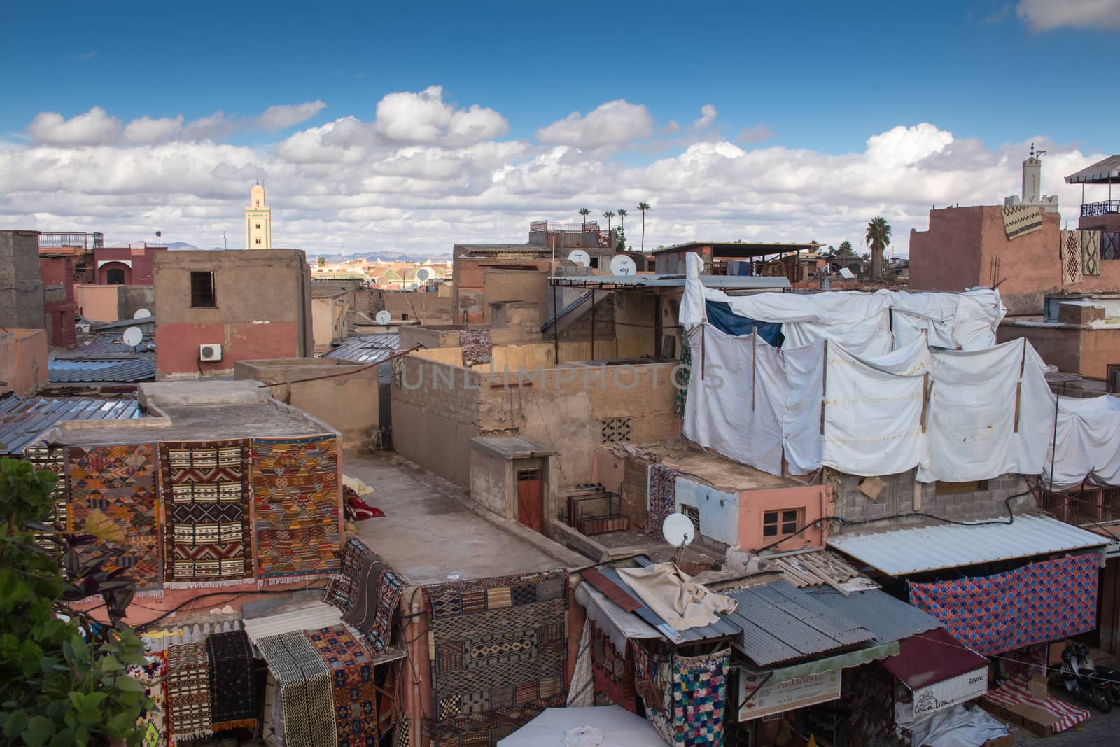 Roofs and houses of Marrakesh, Morocco by YassminPhoto