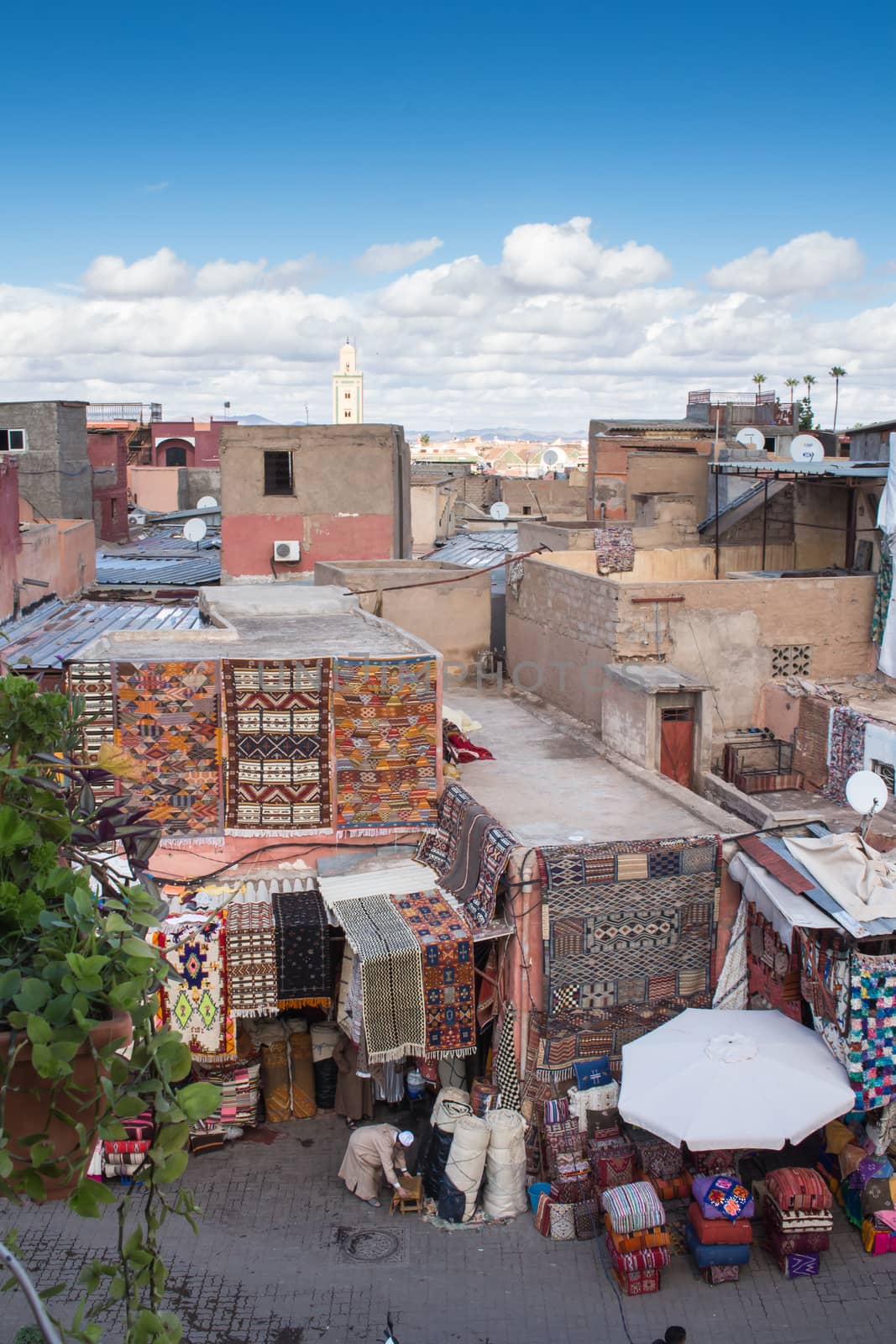 Roofs and houses of Marrakesh, Morocco by YassminPhoto