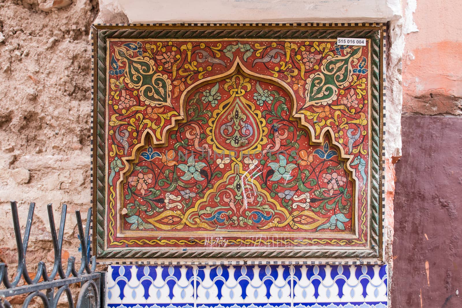 Ornamental traditional painting, Morocco by YassminPhoto