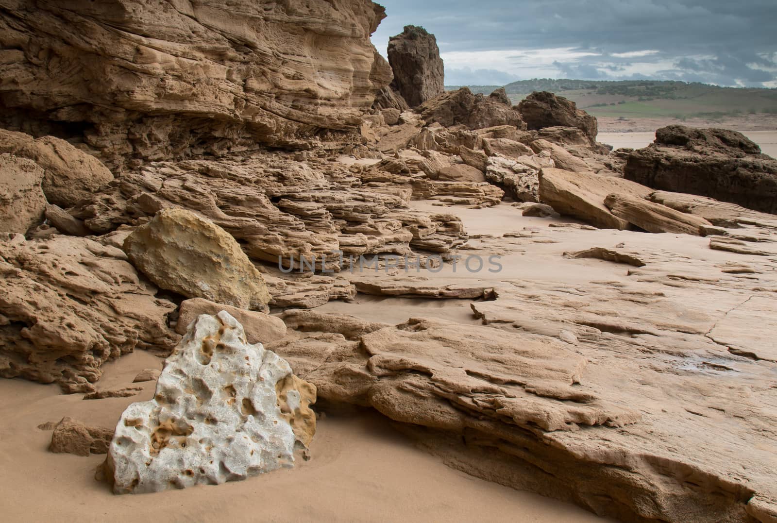 Beach and mountains, Morocco by YassminPhoto