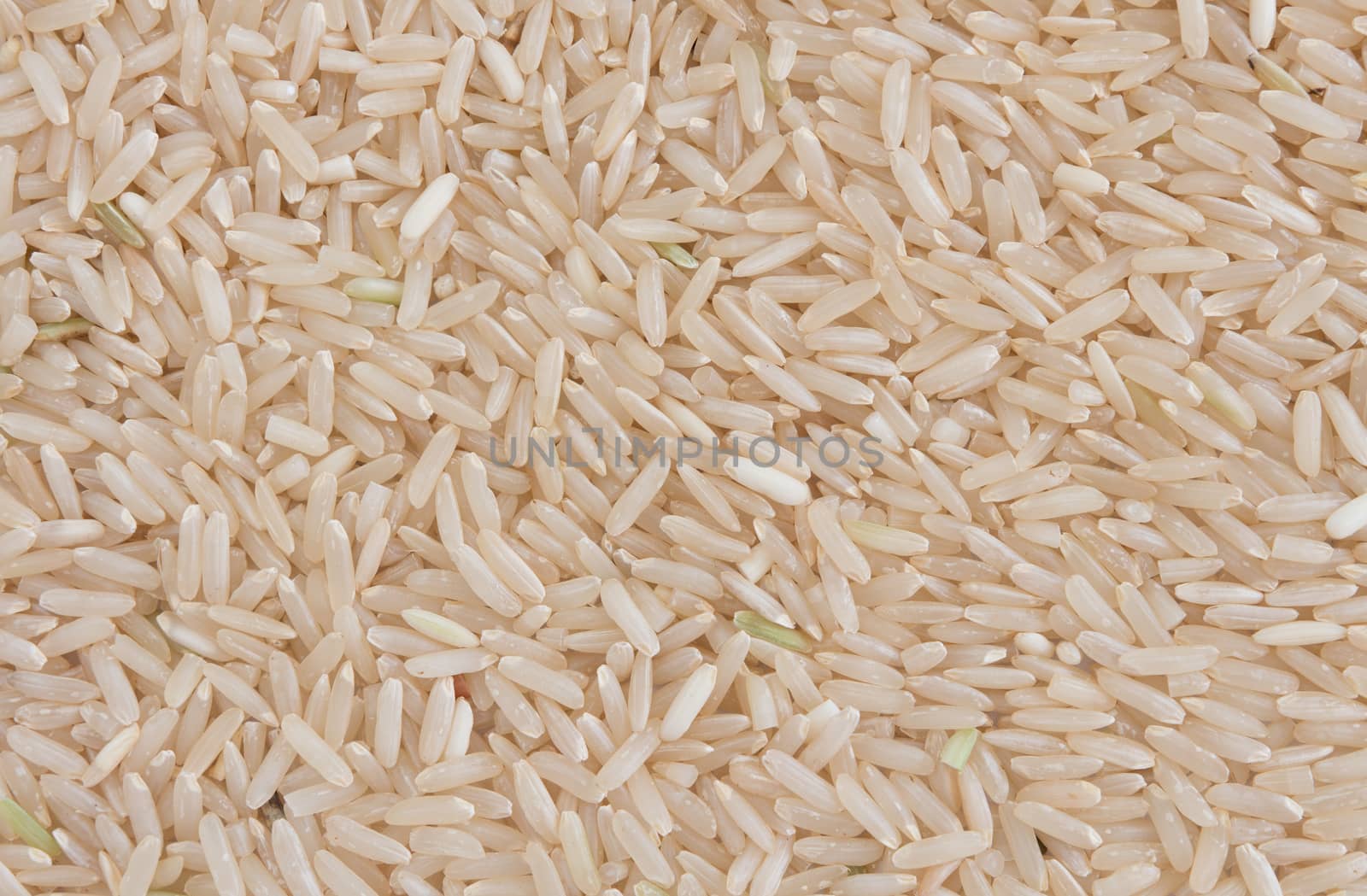 brown rice grains