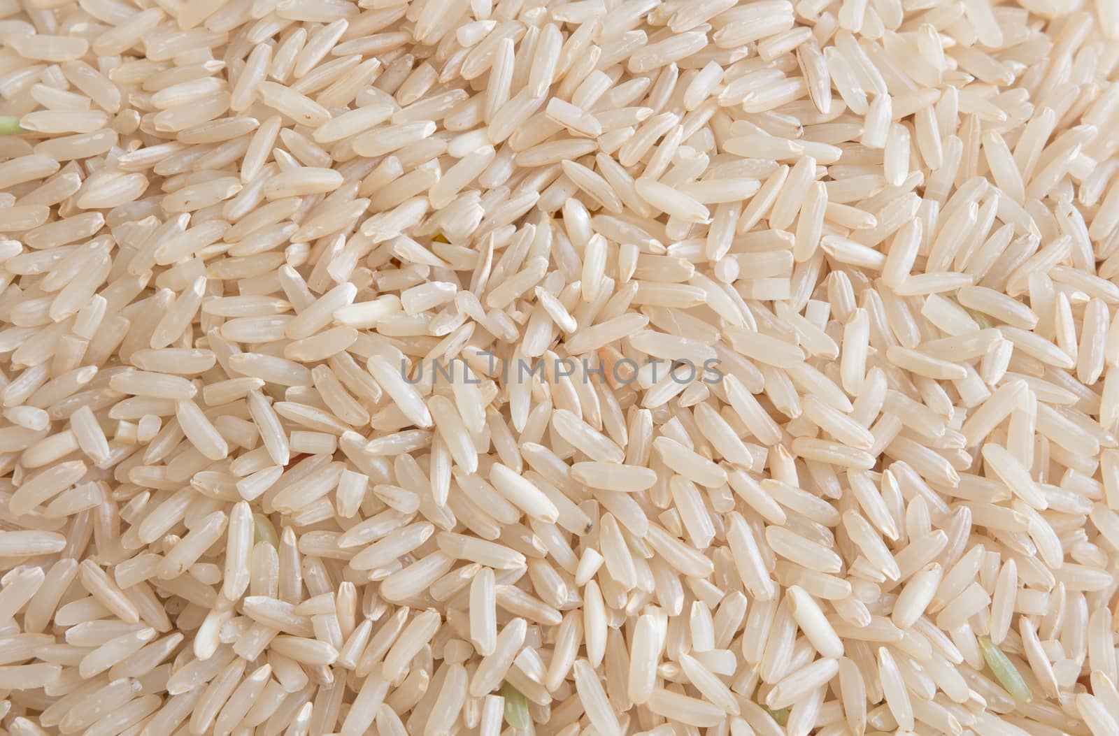 brown rice grains