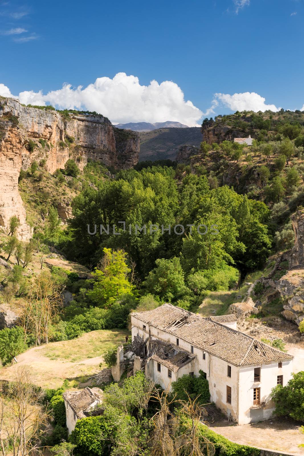 Gorge at Alhama de Granada, Andalusia, Spain